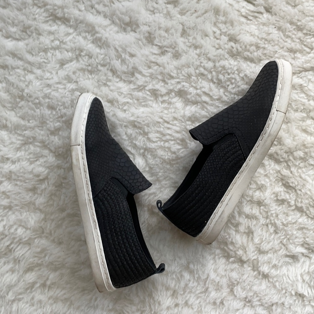 Splendid Black Leather Sneakers
